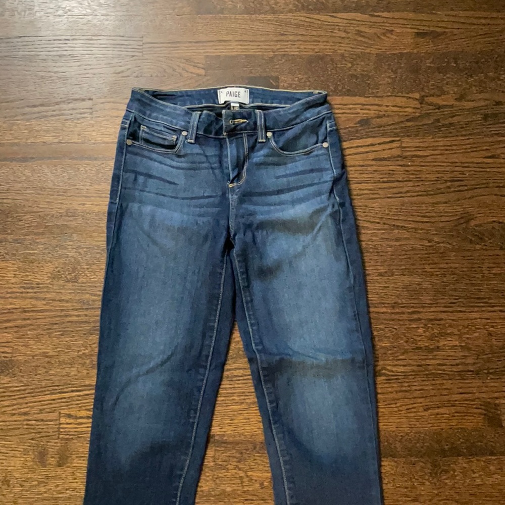 Dark Paige skinny jeans